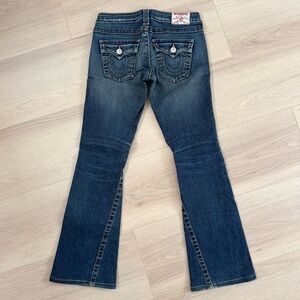 Vintage True Religion low rise boot cut flare Joey jeans